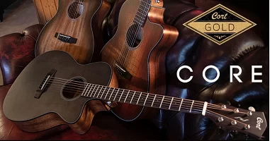 Зустрічайте новий ряд акустичних гітар Cort Core, а також Cort Gold