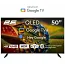Телевізор 2E (2E-50A77Q) 50" QLED 4K 60Hz Smart Google TV Black