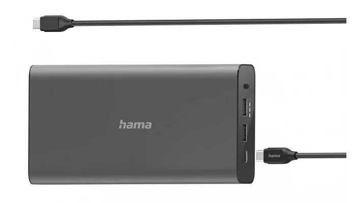 Зовнішній акумулятор (повербанк) HAMA Universal 26800 mAh, фото № 1