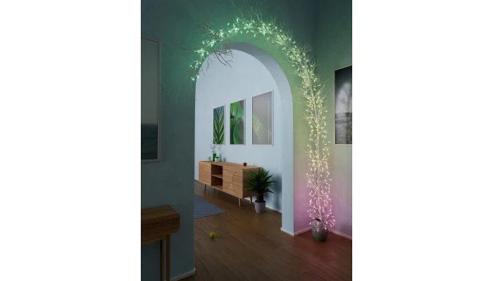 LED гірлянда Twinkly Smart LED Strings Candle RGB 200 IP20 USB-C (12 м), фото № 5