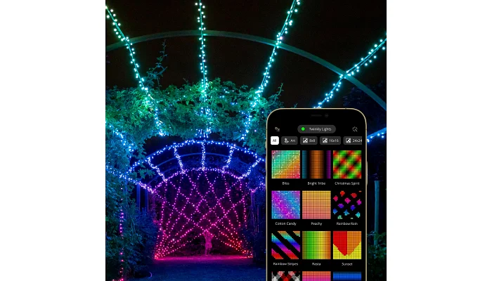 LED гірлянда Twinkly Smart LED Dots Lights RGB IP44 (10 м), фото № 16