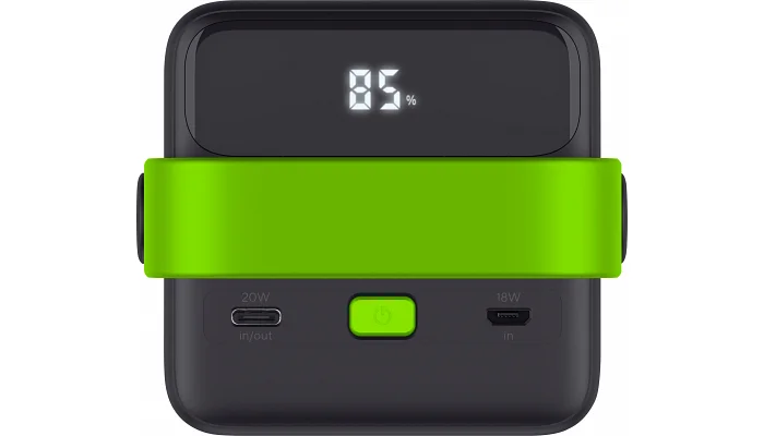Зовнішній акумулятор з ліхтариком (повербанк) Trust Redoh XXL QC 20 W 50000mAh, фото № 6