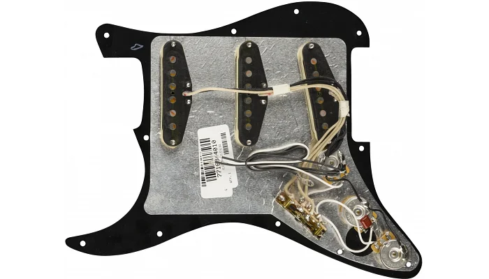Пікгард зі звукознімачами FENDER PRE-WIRED STRAT PICKGUARD ORIGINAL '57/'62 SSS BLACK, фото № 2