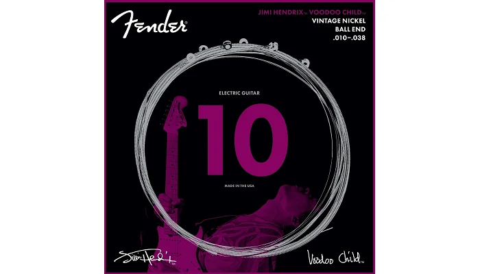 Набір струн для електрогітари FENDER JIMI HENDRIX VOODOO CHILD 10-38 ELECTRIC GUITAR STRINGS