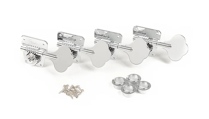 Набор колков для бас-гитары FENDER TUNING MACHINES FOR PURE VINTAGE '70S BASS NICKEL/CHROME