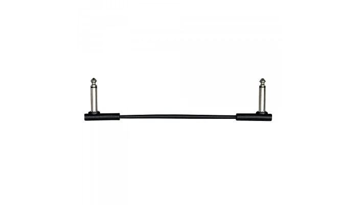 Інструментальний патч-кабель Jack 6.3 моно тато - Jack 6.3 моно тато Cascha CCA-PC110 (Advanced Line Patch Cable Flat, Black, 10 см), фото № 2