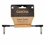 Інструментальний патч-кабель Jack 6.3 моно тато - Jack 6.3 моно тато Cascha CCA-PC110 (Advanced Line Patch Cable Flat, Black, 10 см)