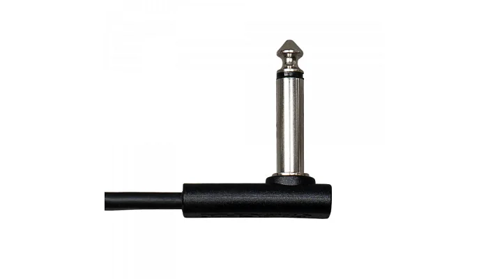 Інструментальний патч-кабель Jack 6.3 моно тато - Jack 6.3 моно тато Cascha CCA-PC120 (Advanced Line Patch Cable Flat, Black, 20 см), фото № 3