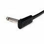 Інструментальний патч-кабель Jack 6.3 моно тато - Jack 6.3 моно тато Cascha CCA-PC120 (Advanced Line Patch Cable Flat, Black, 20 см)