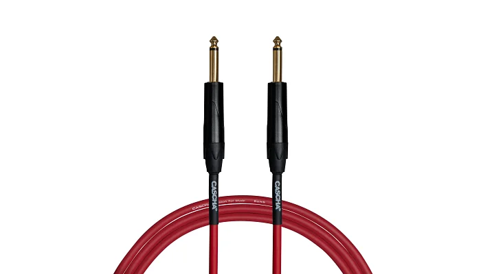 Інструментальний кабель Jack 6.3 моно тато - Jack 6.3 моно тато Cascha CCA-G1RD3 (Advanced Line Guitar Cable, Red, 3 м), фото № 3