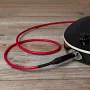 Інструментальний кабель Jack 6.3 моно тато - Jack 6.3 моно тато Cascha CCA-G1RD3 (Advanced Line Guitar Cable, Red, 3 м)