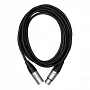 Микрофонный кабель XLR мама - XLR папа Cascha CCA-M1BK3 (Advanced Line Microphone Cable, Black, 3 м)