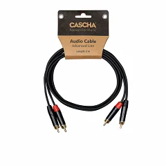 Межблочный кабель 2 x RCA папа - 2 x RCA папа Cascha CCA-A1CC3 (Advanced Line Audio Cable Cinch, 3 м)