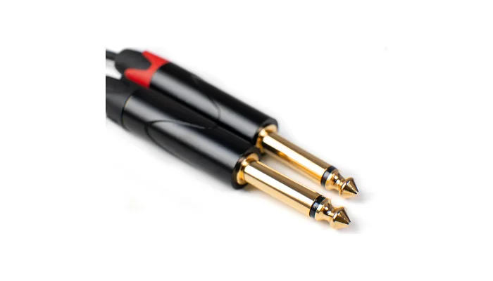 Міжблочний кабель 2 x RCA тато - Jack 6.3 x 2 моно тато Cascha CCA-A1CJ1 (Advanced Line Audio Cable Cinch, 1 м), фото № 5