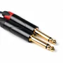 Міжблочний кабель 2 x RCA тато - Jack 6.3 x 2 моно тато Cascha CCA-A1CJ1 (Advanced Line Audio Cable Cinch, 1 м)