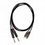 Міжблочний кабель 2 x RCA тато - Jack 6.3 x 2 моно тато Cascha CCA-A1CJ2 (Advanced Line Audio Cable Cinch, 2 м)