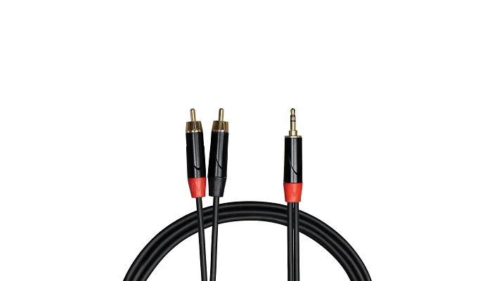 Межблочный кабель 2 x RCA папа - mini jack 3.5 стерео папа Cascha CCA-A1CM1 (Advanced Line Audio Cable Cinch, 1 м), фото № 3