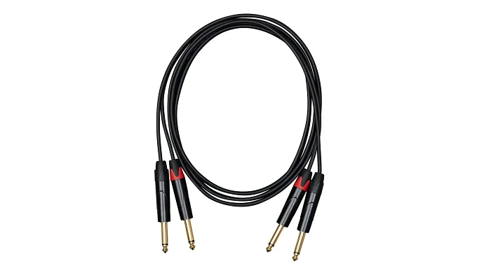 Інструментальний кабель Jack 6.3 x 2 моно тато - Jack 6.3 x 2 моно тато Cascha CCA-A1JJ3 (Advanced Line Audio Cable Jack, 3 м), фото № 1