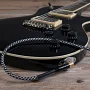 Інструментальний кабель Jack 6.3 моно тато - Jack 6.3 моно тато Cascha CCP-G2ABK6 (Professional Line Guitar Cable, Tweed Black, 6 м)