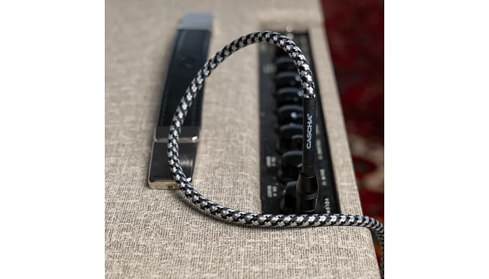 Інструментальний кабель Jack 6.3 моно тато - Jack 6.3 моно тато Cascha CCP-G2ABK9 (Professional Line Guitar Cable, Tweed Black, 9 м), фото № 9