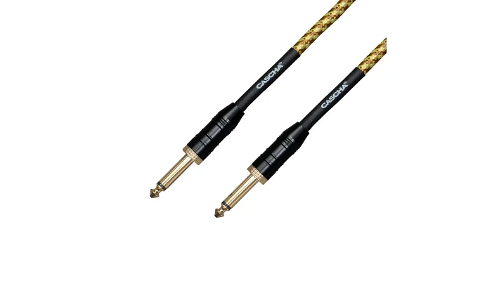 Інструментальний кабель Jack 6.3 моно тато - Jack 6.3 моно тато Cascha CCP-G2STW3 (Professional Line Guitar Cable, Tweed Natural, 3 м), фото № 4