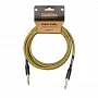 Інструментальний кабель Jack 6.3 моно тато - Jack 6.3 моно тато Cascha CCP-G2STW3 (Professional Line Guitar Cable, Tweed Natural, 3 м)