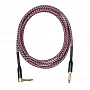 Інструментальний кабель Jack 6.3 моно тато - Jack 6.3 моно тато Cascha CCP-G2ARD3 (Professional Line Guitar Cable, Tweed Red, 3 м)