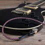 Інструментальний кабель Jack 6.3 моно тато - Jack 6.3 моно тато Cascha CCP-G2ARD3 (Professional Line Guitar Cable, Tweed Red, 3 м)