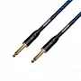 Інструментальний кабель Jack 6.3 моно тато - Jack 6.3 моно тато Cascha CCP-G2SBL3 (Professional Line Guitar Cable, Tweed Blue, 3 м)