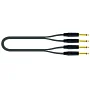 Інструментальний кабель 2 x Jack 6.3 моно тато - 2 x Jack 6.3 моно тато QUIK LOK JUST KEY 4.5m