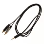 Міжблочний кабель 2 x RCA тато - mini jack 3.5 стерео тато QUIK LOK JUST J352RCA 2m