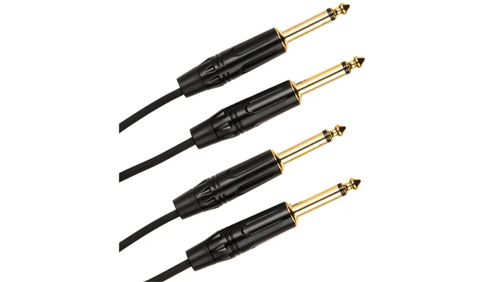 Міжблочний кабель 2 x Jack 6.3 mm моно тато - 2 x Jack 6.3 mm моно тато QUIK LOK JUST KEY 1m, фото № 4