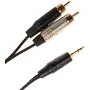 Міжблочний кабель 2 x RCA тато - mini jack 3.5 стерео тато QUIK LOK JUST J352RCA 3m
