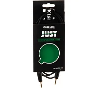 Міжблочний кабель mini jack 3.5 мм стерео тато - mini jack 3.5 мм стерео тато QUIK LOK JUST J35J35 1m