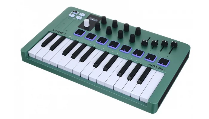 MIDI-клавіатура Arturia MiniLab 3 Mint Edition + Arturia Analog Lab V, фото № 3
