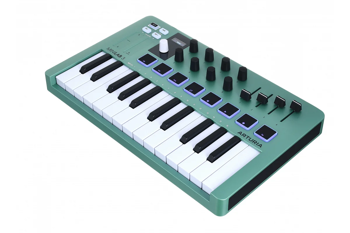 MIDI-клавіатура Arturia MiniLab 3 Mint Edition + Arturia Analog Lab V
