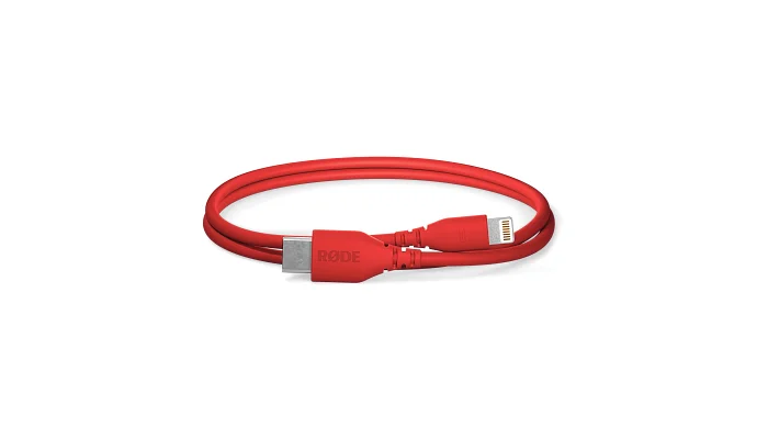 Цифровой кабель Type-C - Lighting RODE SC21 Red, фото № 1