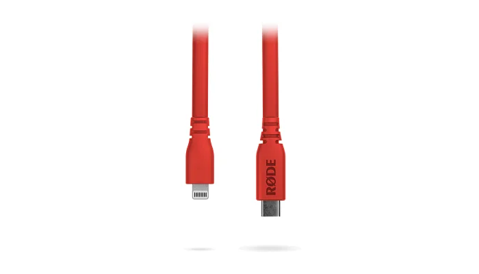 Цифровой кабель Type-C - Lighting RODE SC19 Red, фото № 3