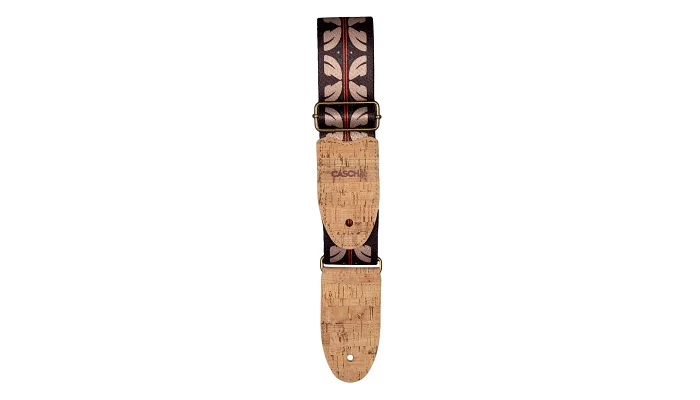 Ремінь для гітари Cascha Vegan CGS-VC10 (Ethnic Red Stripes), фото № 3