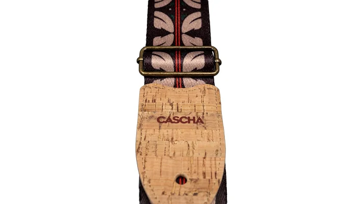 Ремінь для гітари Cascha Vegan CGS-VC10 (Ethnic Red Stripes), фото № 4