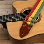 Ремень для гитары Cascha Cotton CGS-CD3 (Rasta)