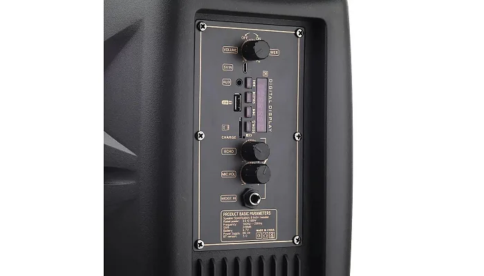 Автономна акустична система BIG VENOM (1MIC+MP3+USB+FM+BT), фото № 6