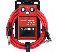 Инструментальный кабель Jack 6.3 моно папа - Jack 6.3 моно папа BOSS BIC10ARD Red, 3m