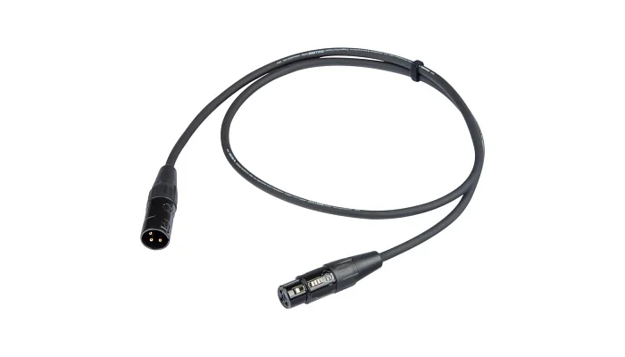 Микрофонный кабель XLR мама - XLR папа Proel CHL250LU75, 7.5м