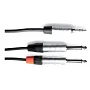 Міжблочний кабель mini jack 3.5 мм стерео тато - 2 x Jack 6.3 моно тато GEWA Pro Line, 3 м