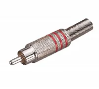 Роз'єм RCA тато GEWA RCA Metal Red