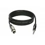 Мікрофонний кабель Jack 6.3 мм стерео тато - XLR мама KLOTZ GRG1FP01.5 GREYHOUND MICROPHONE CABLE, 1.5м