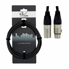 Микрофонный кабель XLR мама - XLR папа GEWA Peak Line, 15 м