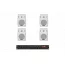 Комплект звуку DV audio LA1004PB4W для приміщень до 120 м ²