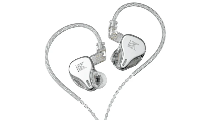 Вакуумные наушники KZ Audio DQ6 SILVER NO MIC, фото № 1